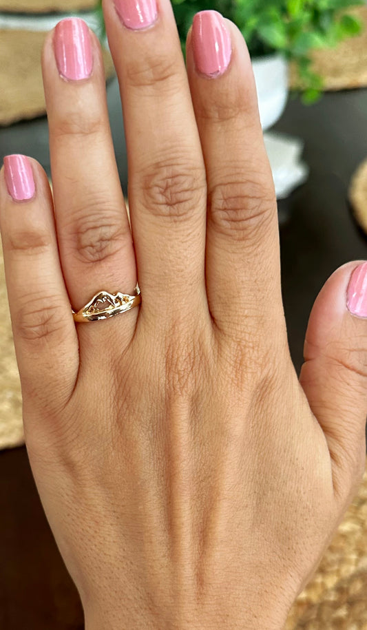 Mountain Gold Ring