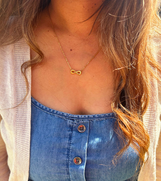 Infinity Gold Necklace